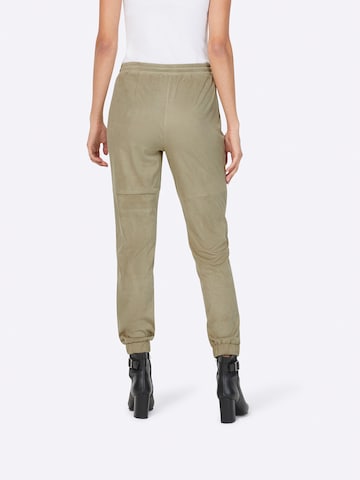 Tapered Pantaloni di heine in marrone