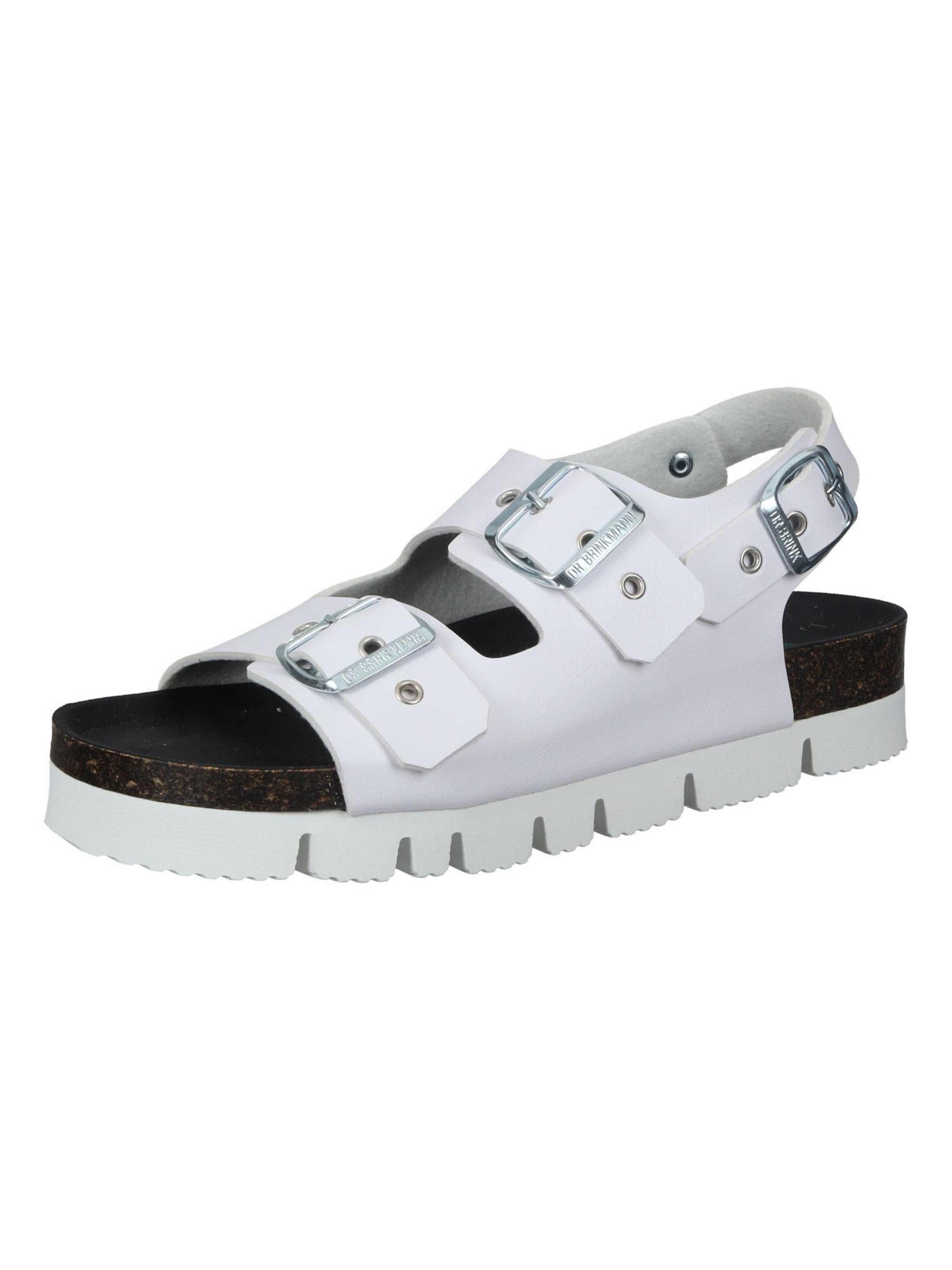DR. BRINKMANN Sandals 'BONILLO SLING' in White: front