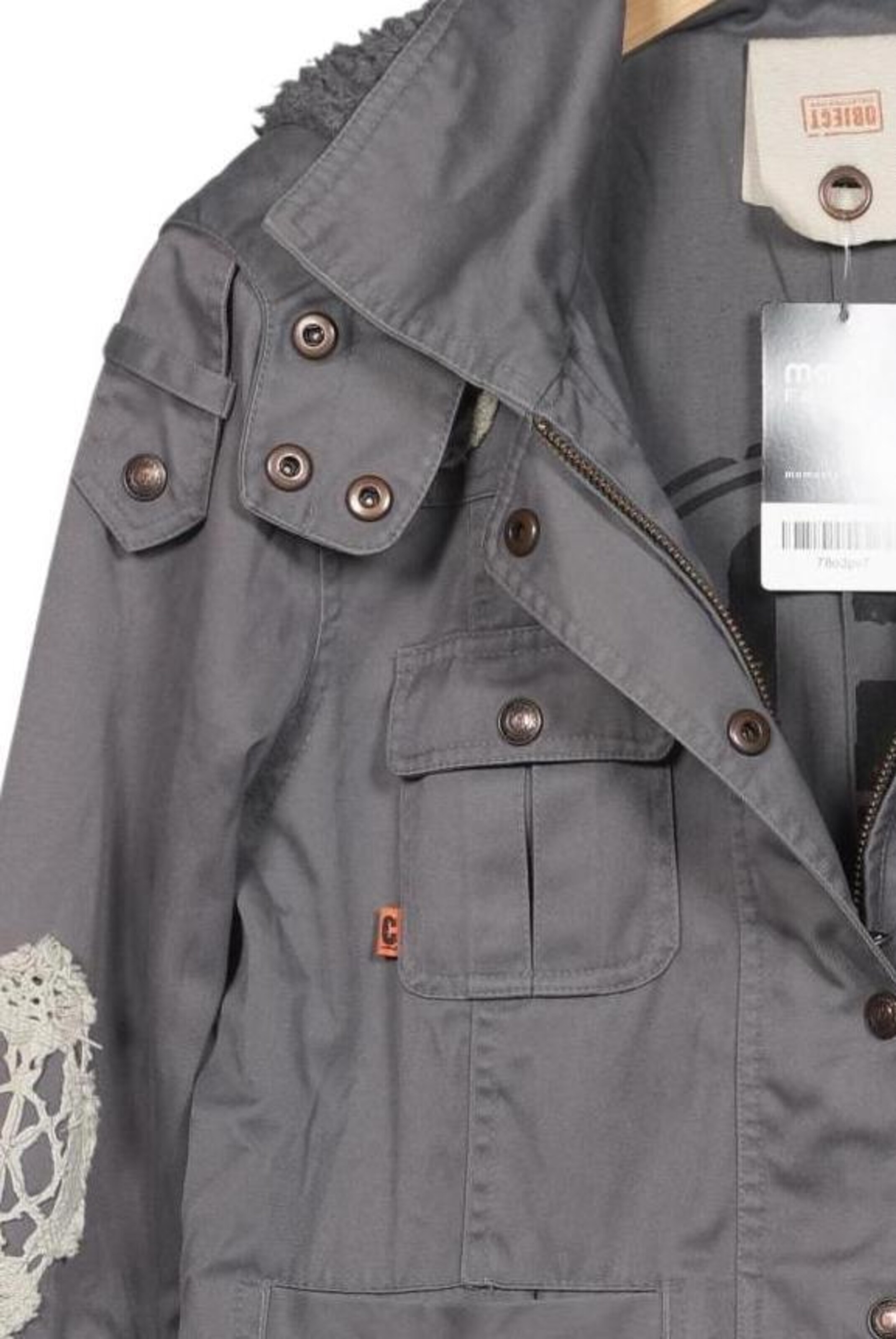 OBJECT Mantel M in Grau