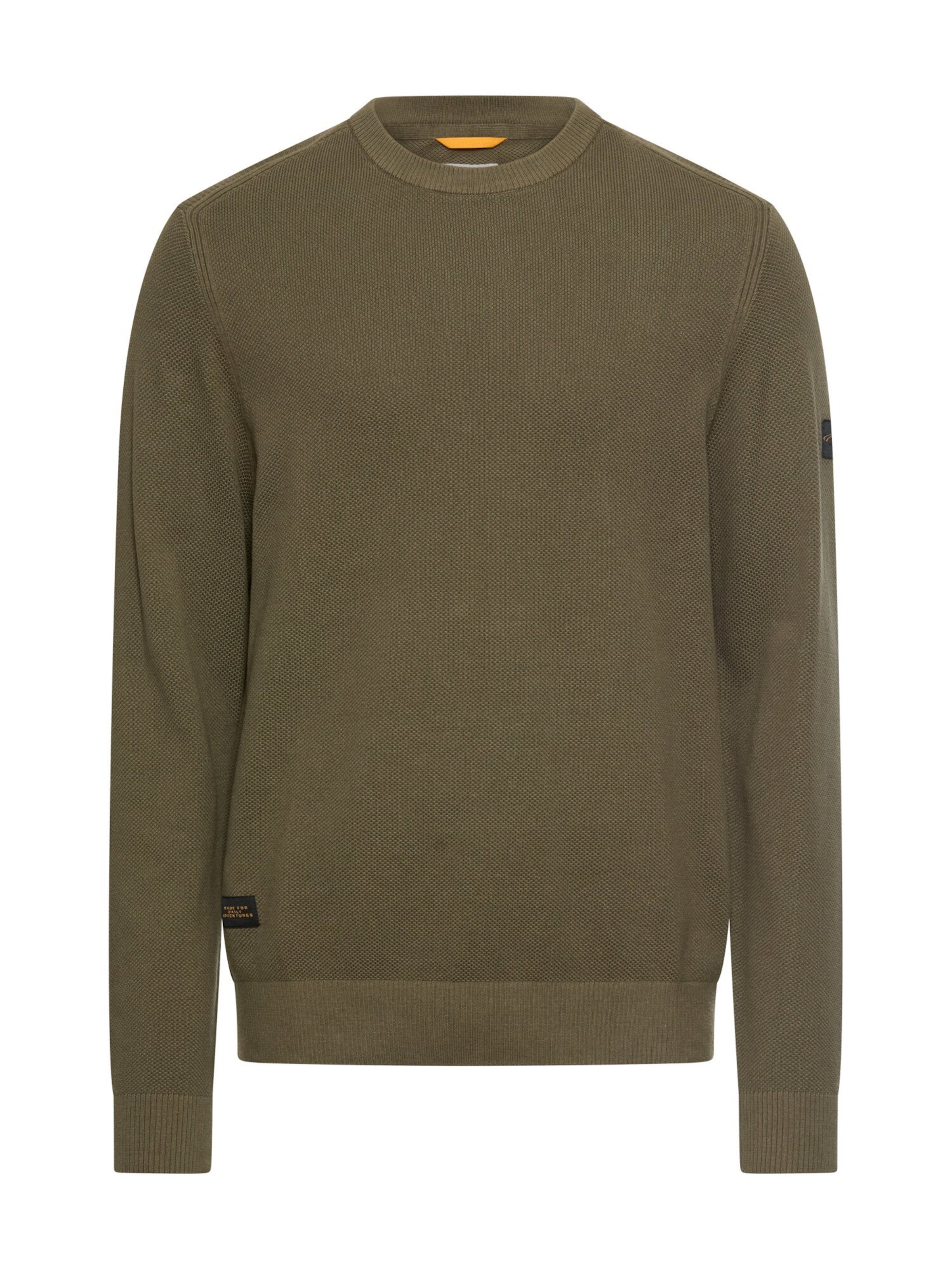 CAMEL ACTIVE Sweater in Green: front