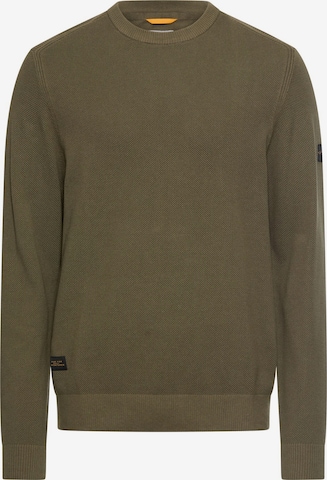 CAMEL ACTIVE Sweater in Green: front
