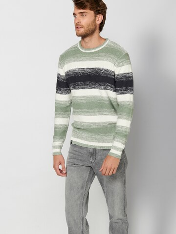 Pulover 'Punto' de la KOROSHI pe verde