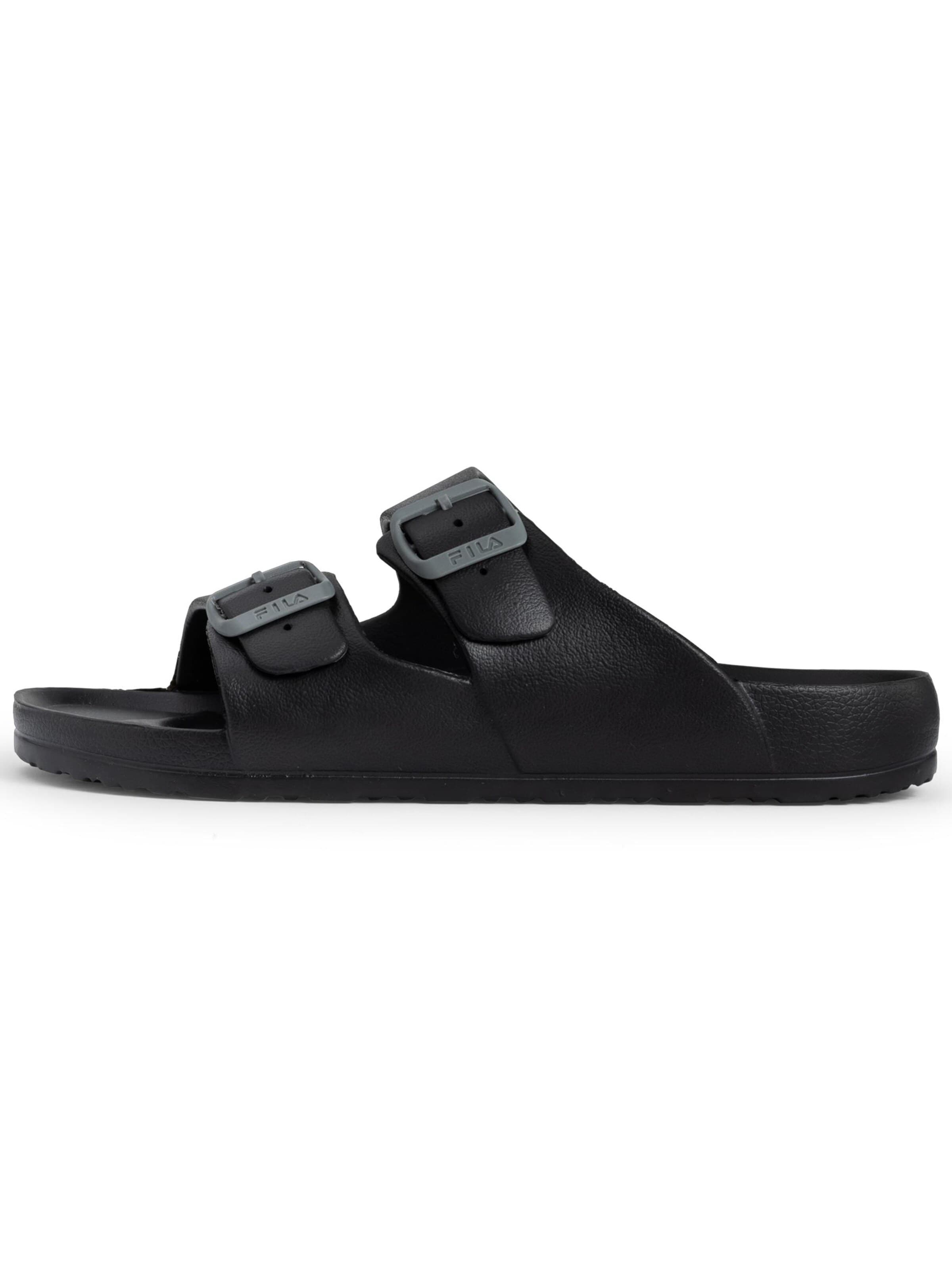 Ciabatta 'FILA MATERO slipper' di FILA in nero: frontale