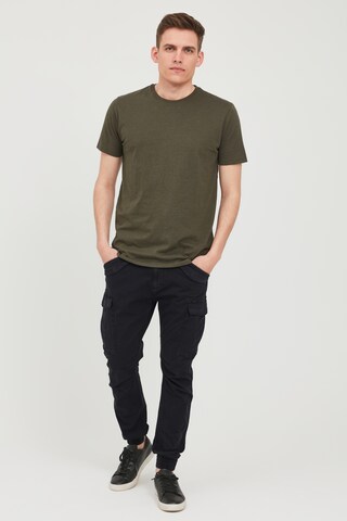 Effilé Pantalon cargo 'NUVA' INDICODE JEANS en noir