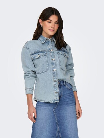 Veste mi-saison 'Mercury' ONLY en bleu : devant