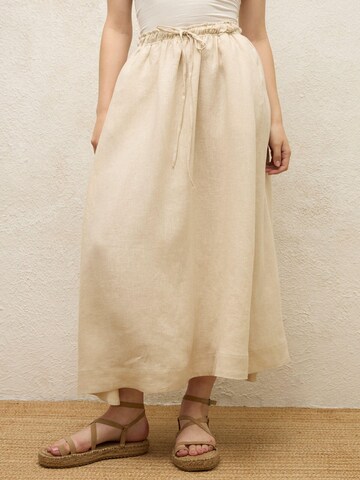 MANUKA Skirt in Beige: front
