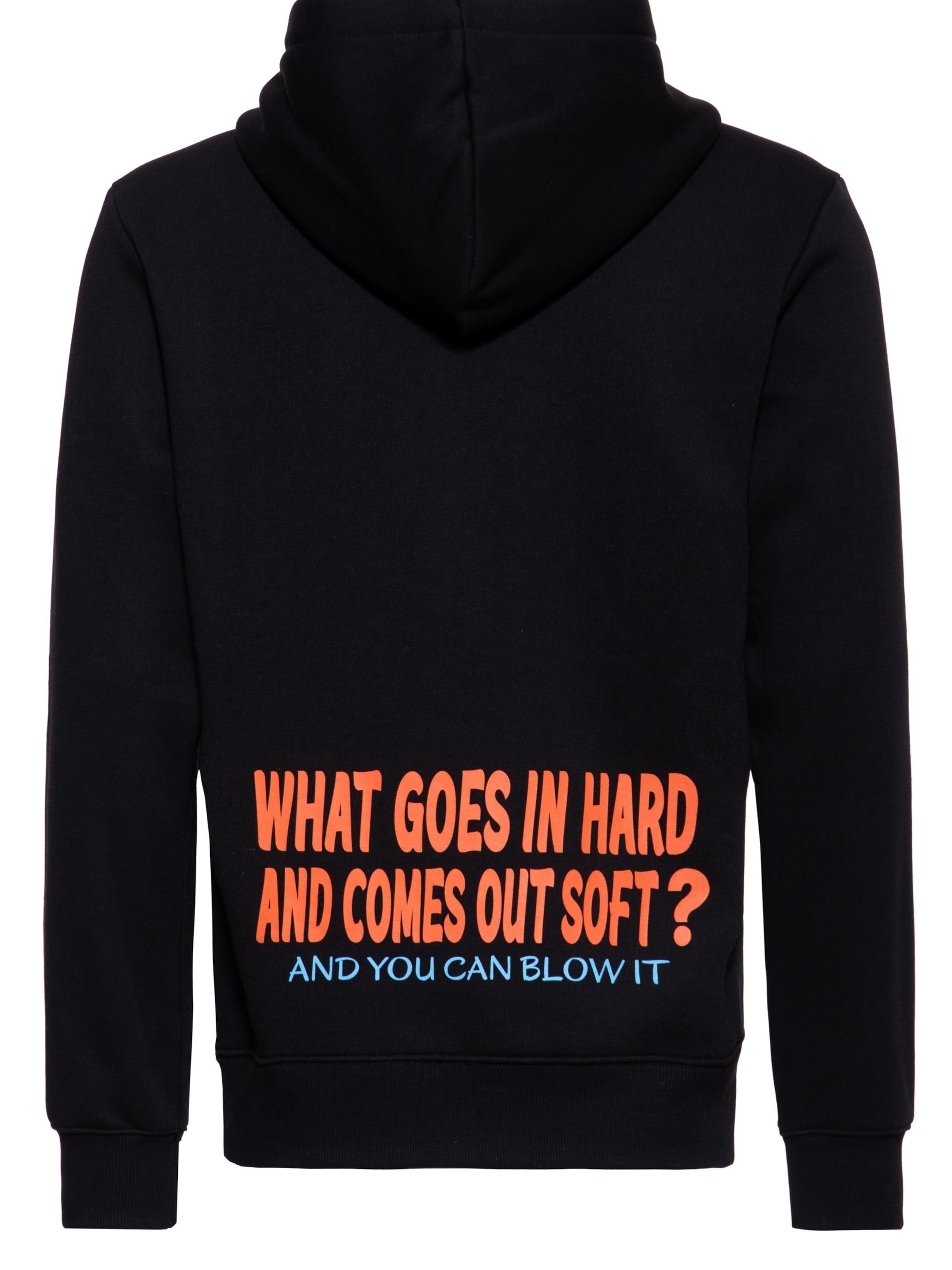 King Kerosin Sweatshirt 'Bubble Gum' in Black