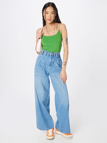 Noisy may Wide Leg Jeans 'CINDY' in Blau