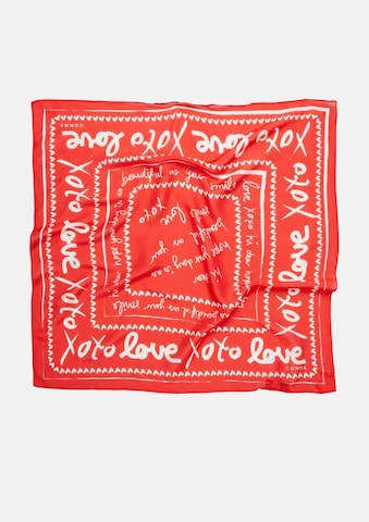 COMMA Φουλάρι σε κόκκινο