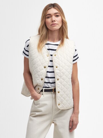 Barbour Vest 'Hannah' in Beige: front