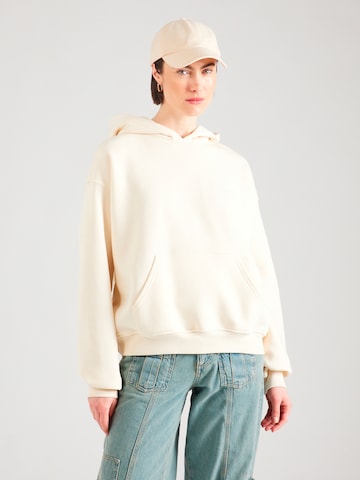 Gina Tricot Sweatshirt i gul: framsida