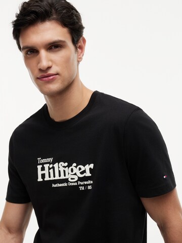 T-Shirt 'NAUTICAL' TOMMY HILFIGER en noir
