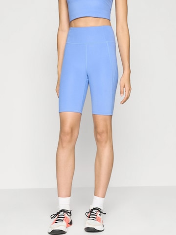 Girlfriend Collective Normální Kalhoty ' Compressive ' – modrá: přední strana