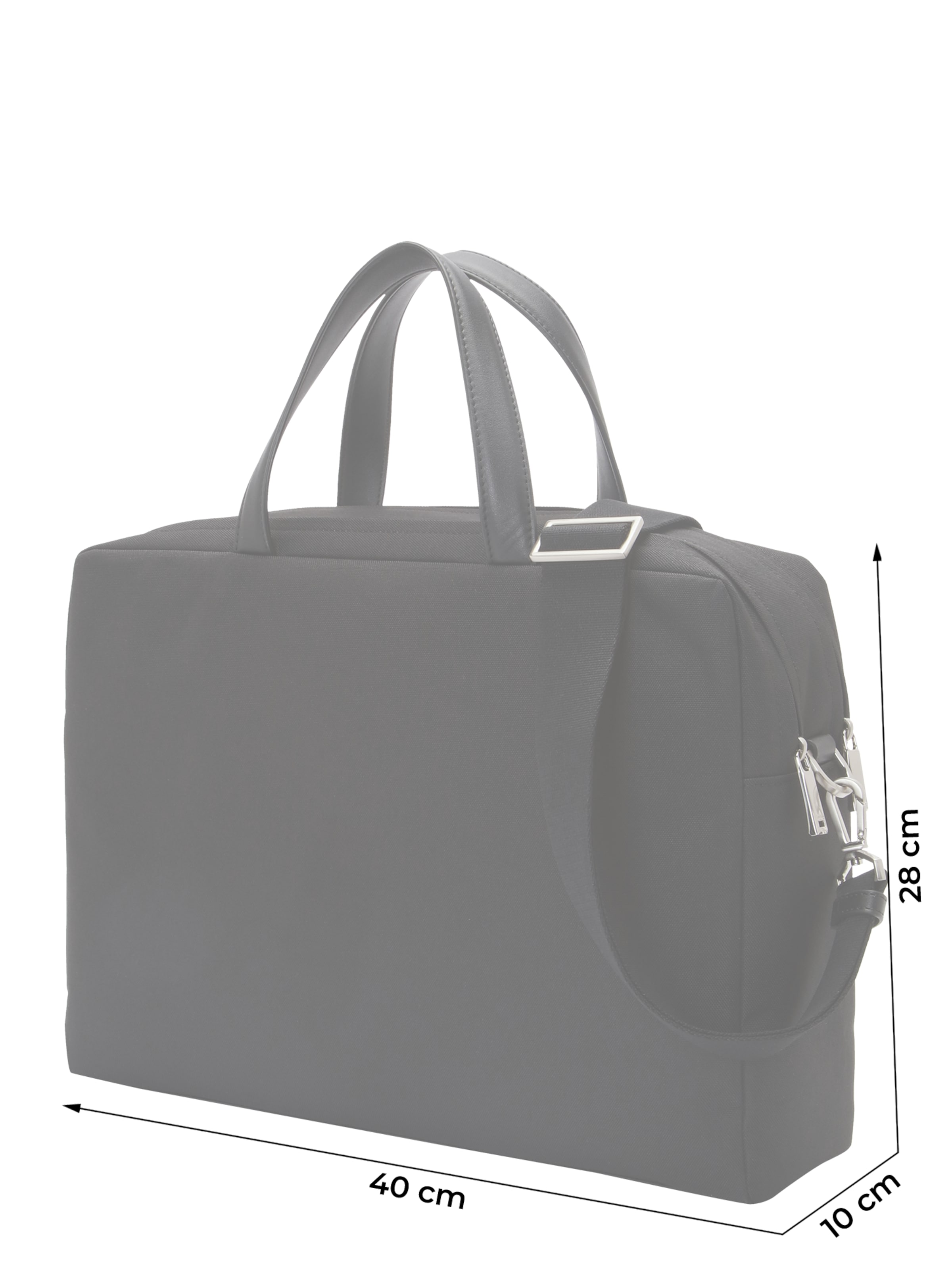 Geantă laptop 'COMMUTER' de la Calvin Klein pe negru