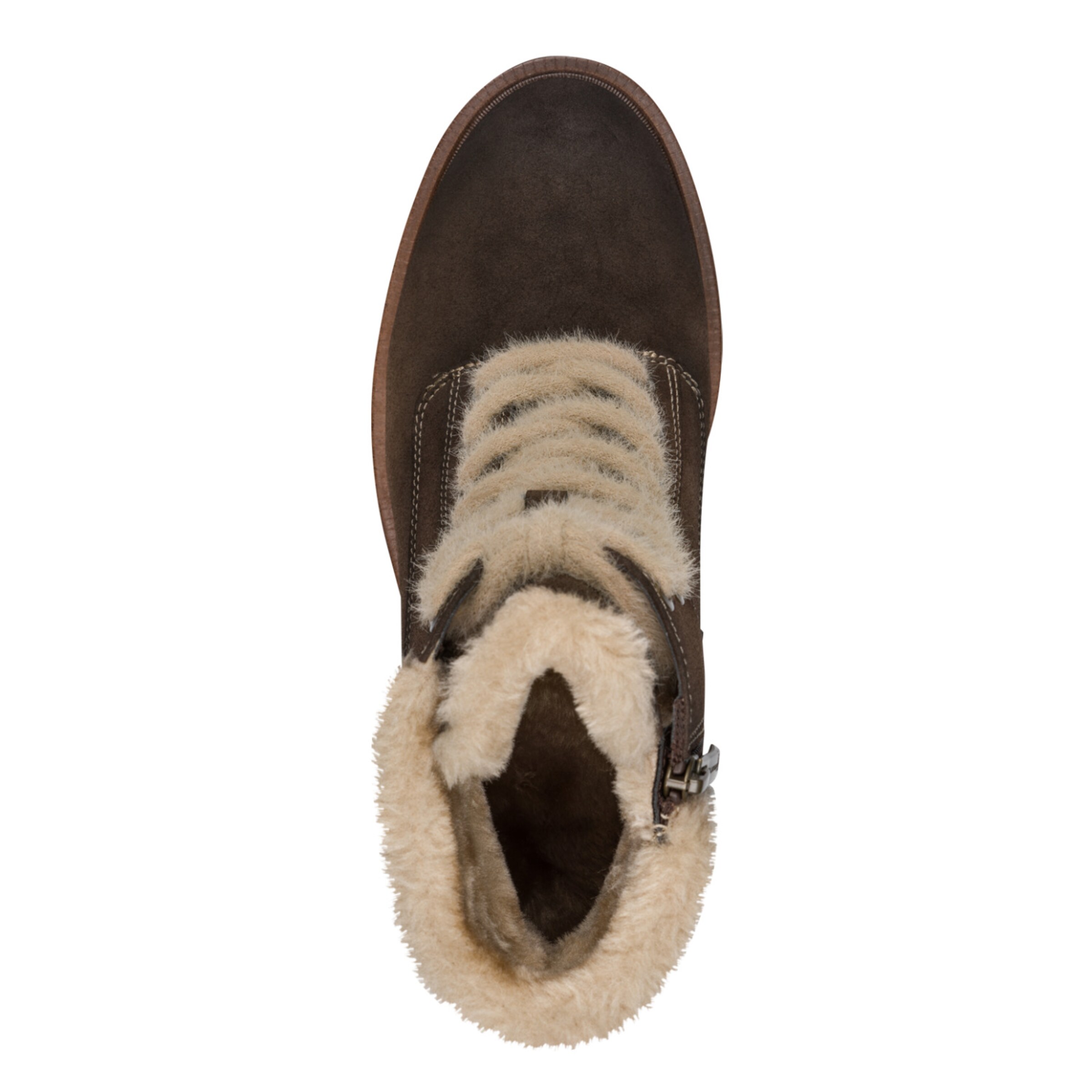 Bottines à lacets Tamaris en marron
