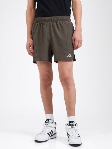 ADIDAS PERFORMANCE Szabványos Sportnadrágok 'D4T' - zöld: elől