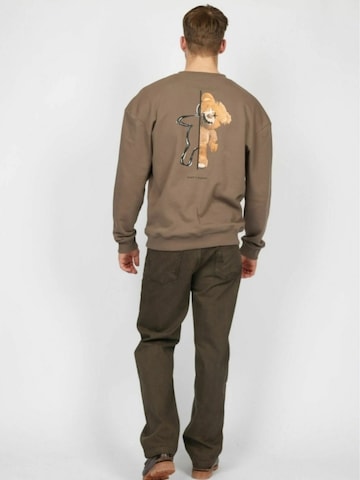 Denim Project Regular fit Overhemd ' DPOversized ' in Bruin