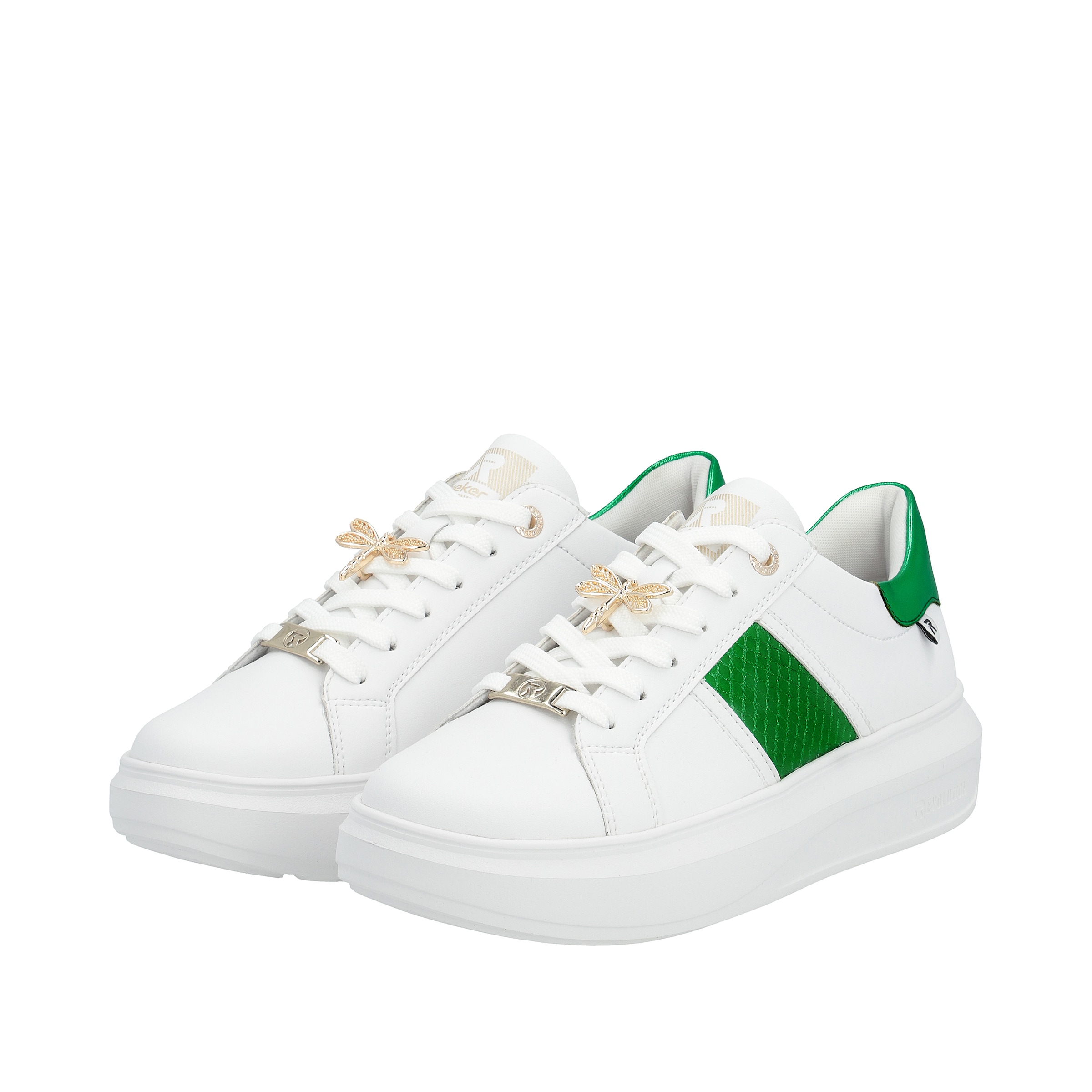 Baskets basses Rieker Sport en blanc
