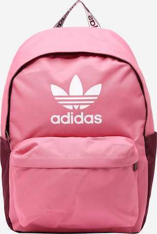 ADIDAS ORIGINALS Backpack in Pink: front