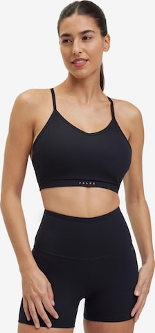 FALKE Sport-BH in Schwarz: Vorderseite
