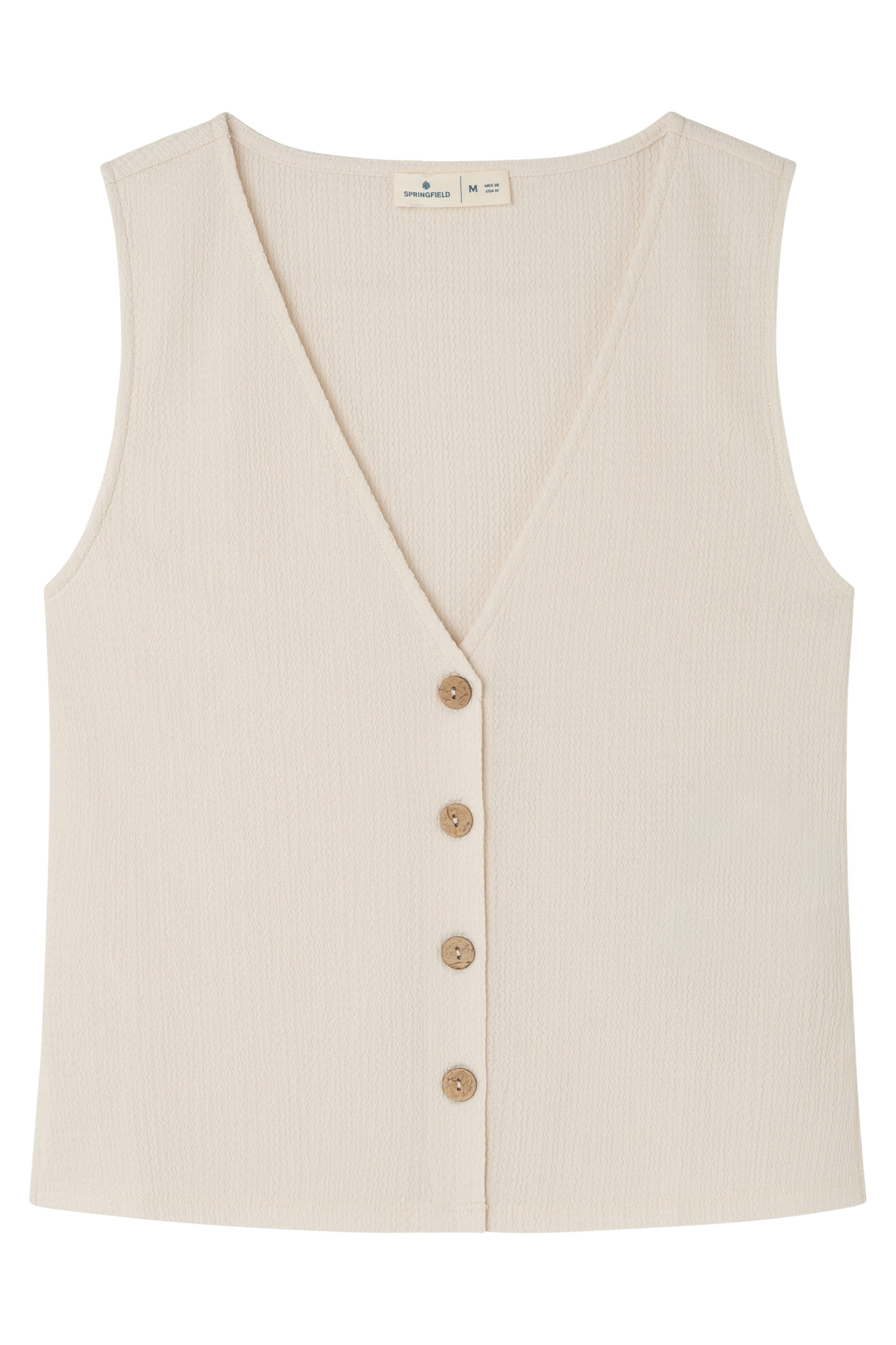 Springfield Weste in Beige: Vorderseite