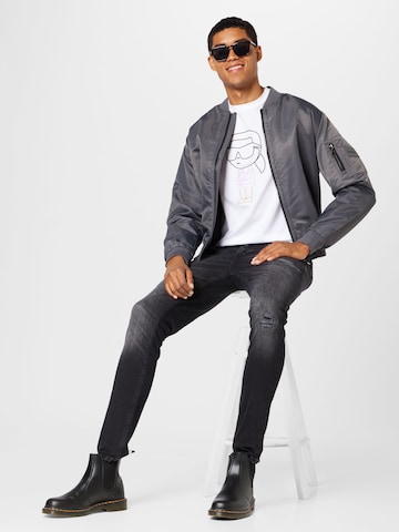 Calvin Klein Between-Season Jacket 'HERO' in Grey