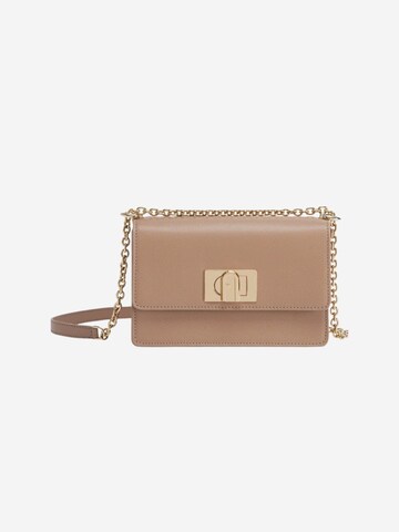 FURLA - Bolso de hombro '1927 Cuir' en gris: frente