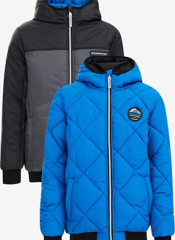 WE Fashion Зимняя куртка в Синий: спереди