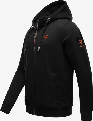 STONE HARBOUR Zip-Up Hoodie 'Billy Joy' in Black