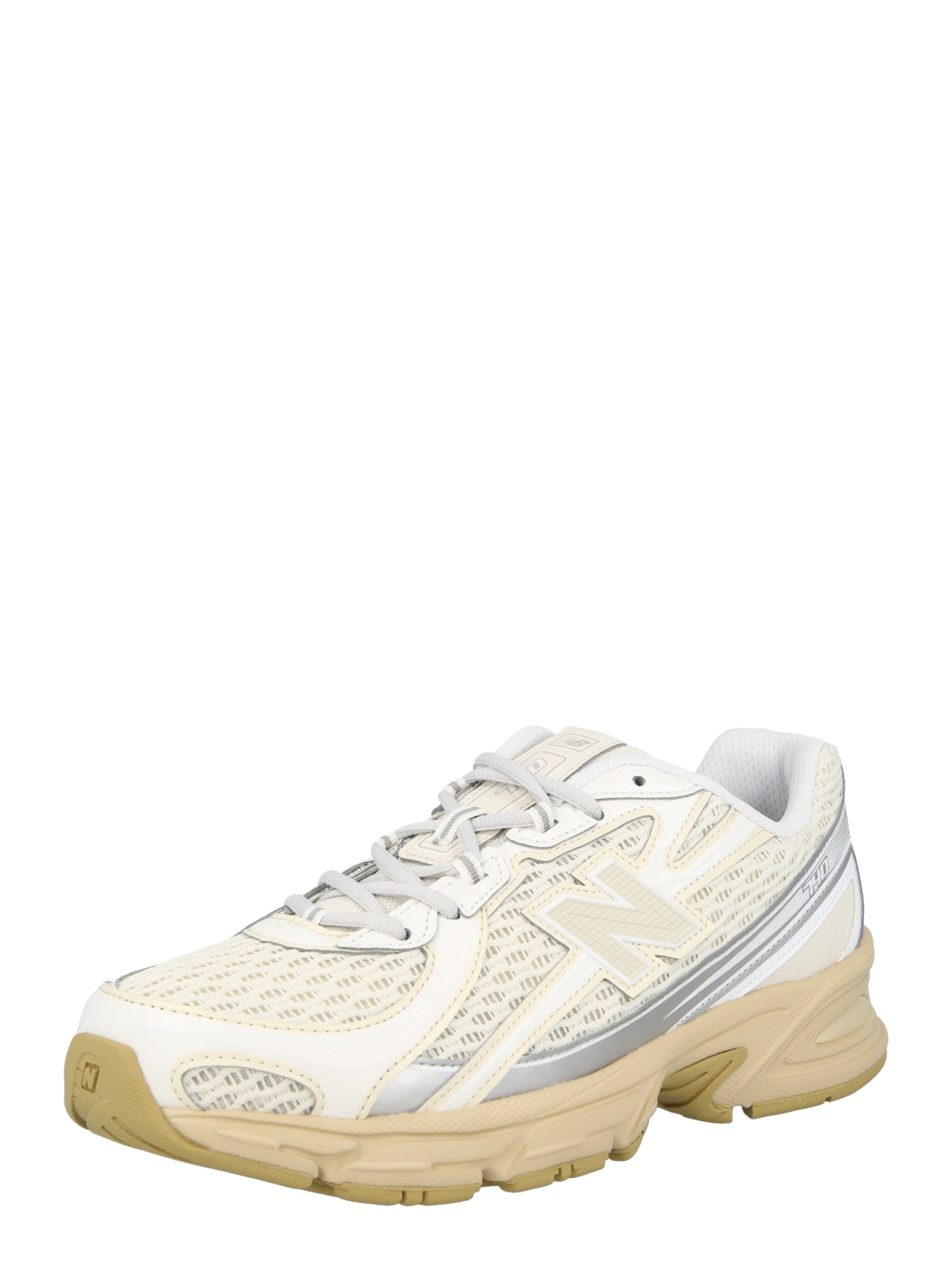 Sneaker bassa '740' di new balance in beige: frontale
