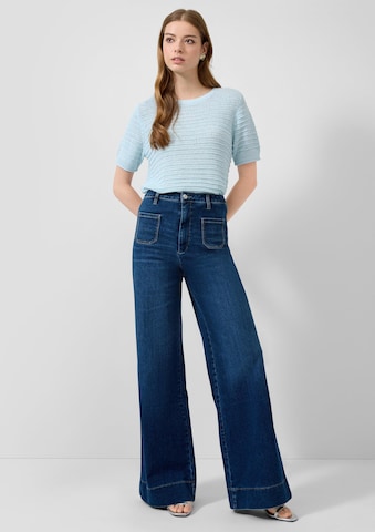 QS Wide leg Jeans in Blauw