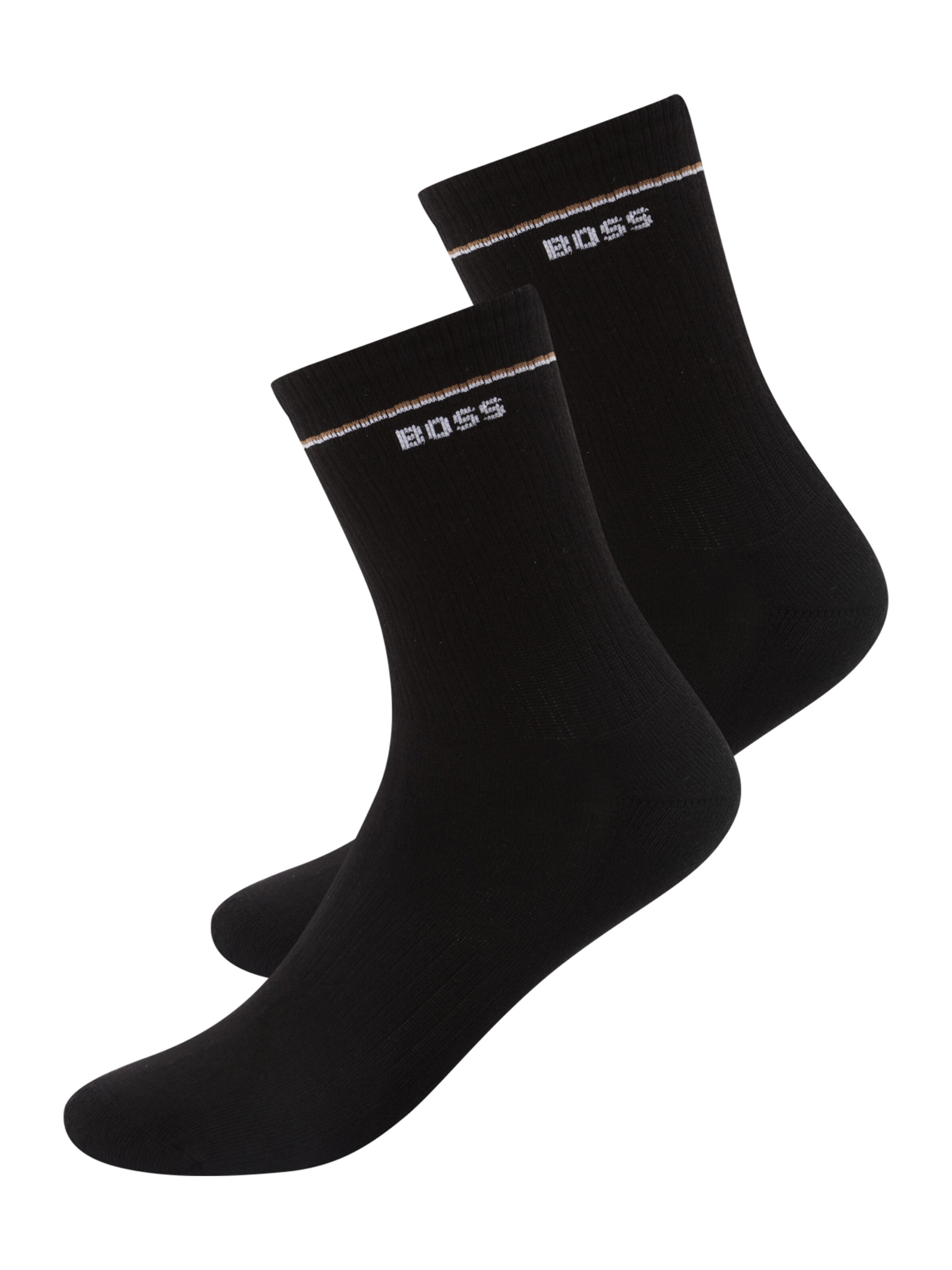 BOSS Zokni 'QS Iconic' - fekete: elől