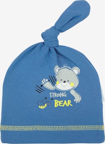 Aliap Muts in Blauw: voorkant