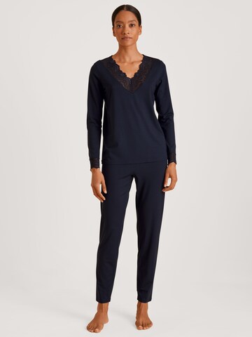 CALIDA Pajama 'Elegant Dreams' in Blue: front