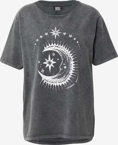 BDG Urban Outfitters Тениска 'ETERNAL MOON' в тъмносиво / бяло, Преглед на продукта
