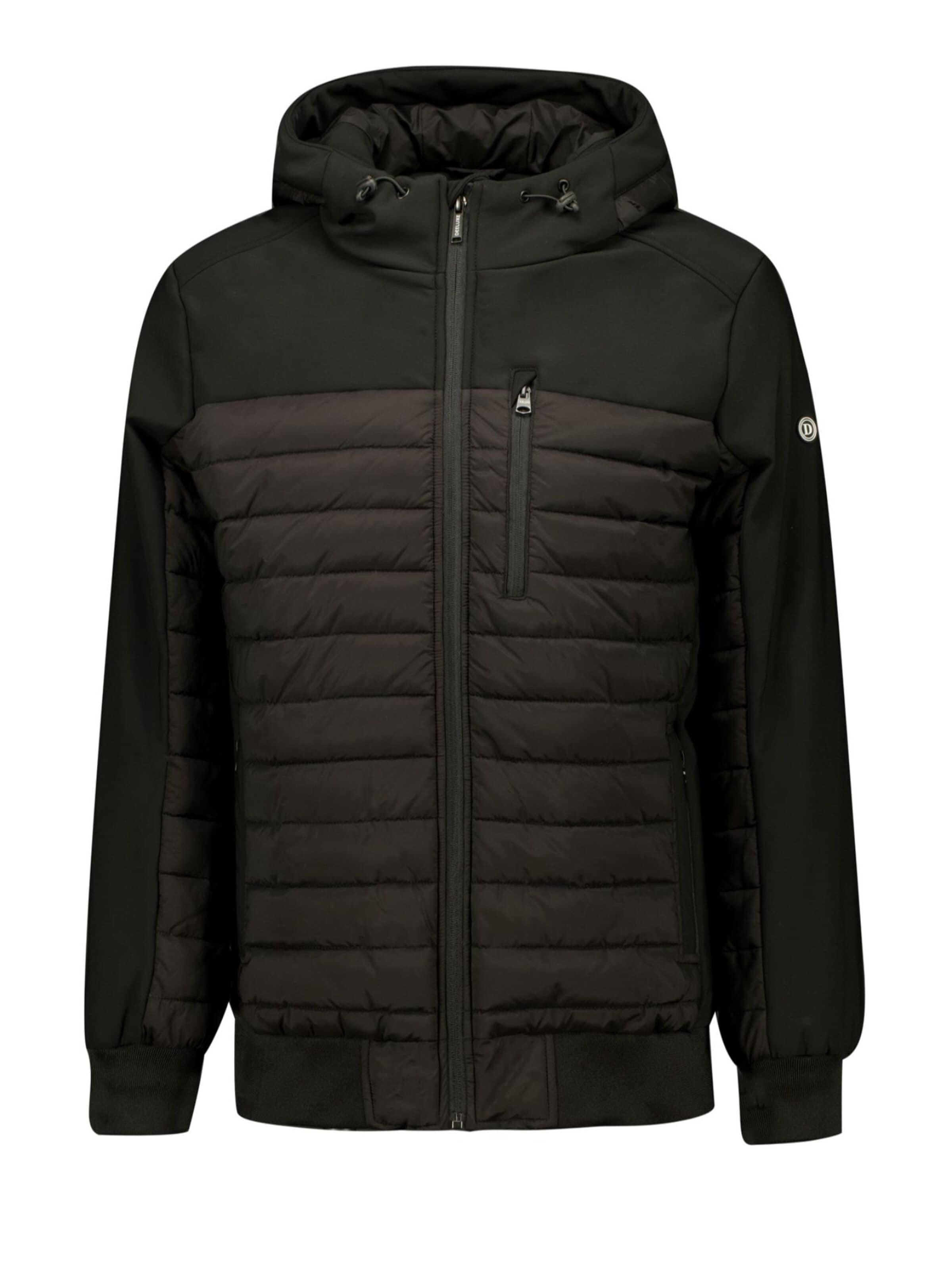 Manteau d’hiver Deeluxe en noir : devant