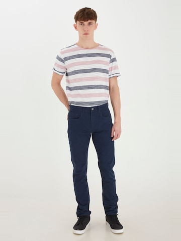 BLEND Regular Chinohose 'Saturn' in Blau