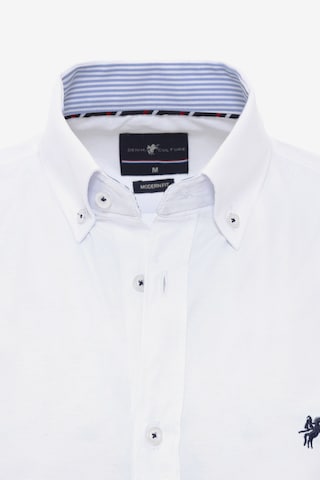 DENIM CULTURE Regular fit Риза 'CURTIS' в бяло