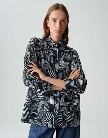 OPUS Bluse in Blau: Vorderseite