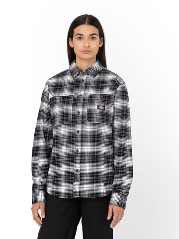 Coupe regular Chemise 'Evansville' DICKIES en noir : devant