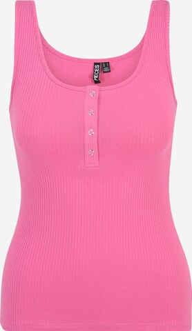 PIECES - Top 'KITTE' en rosa: frente