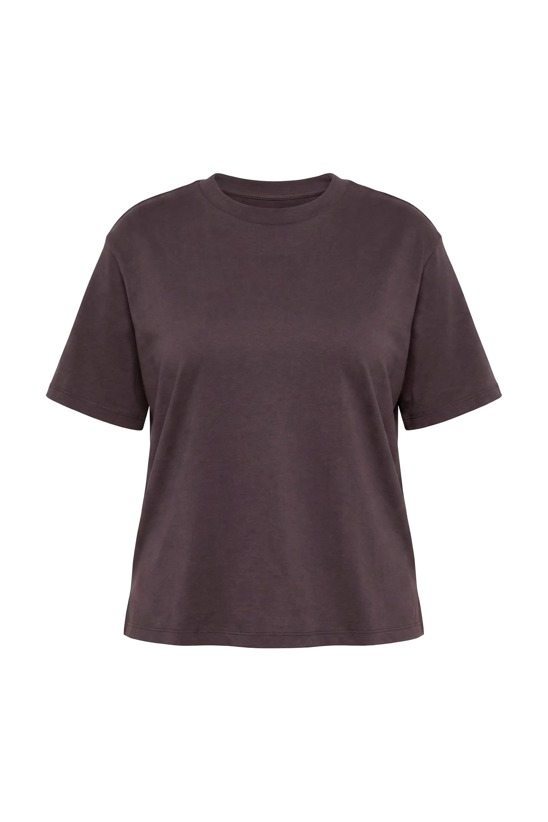 Ulla Popken - Camiseta en marrón: frente