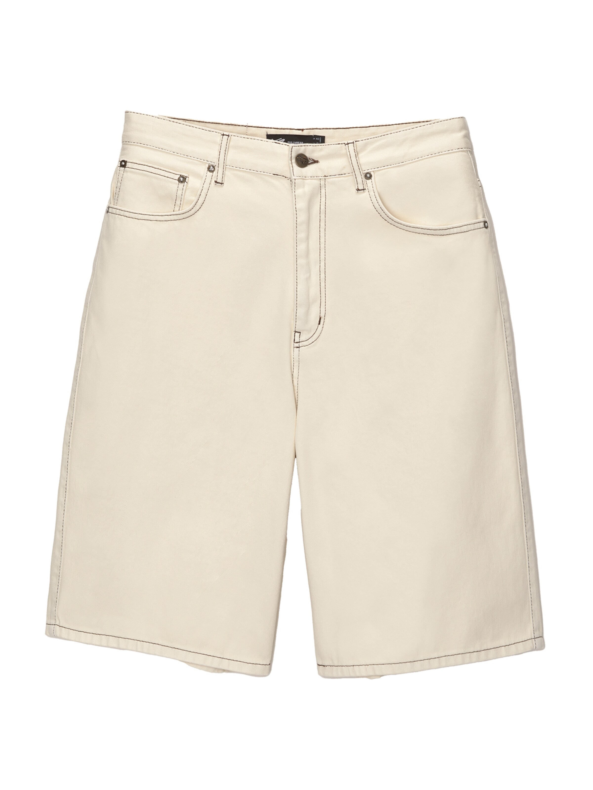 Pull&Bear Baggy Džíny – béžová: přední strana