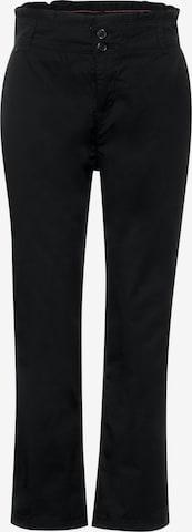 STREET ONE Loose fit Chino Pants in Black: front