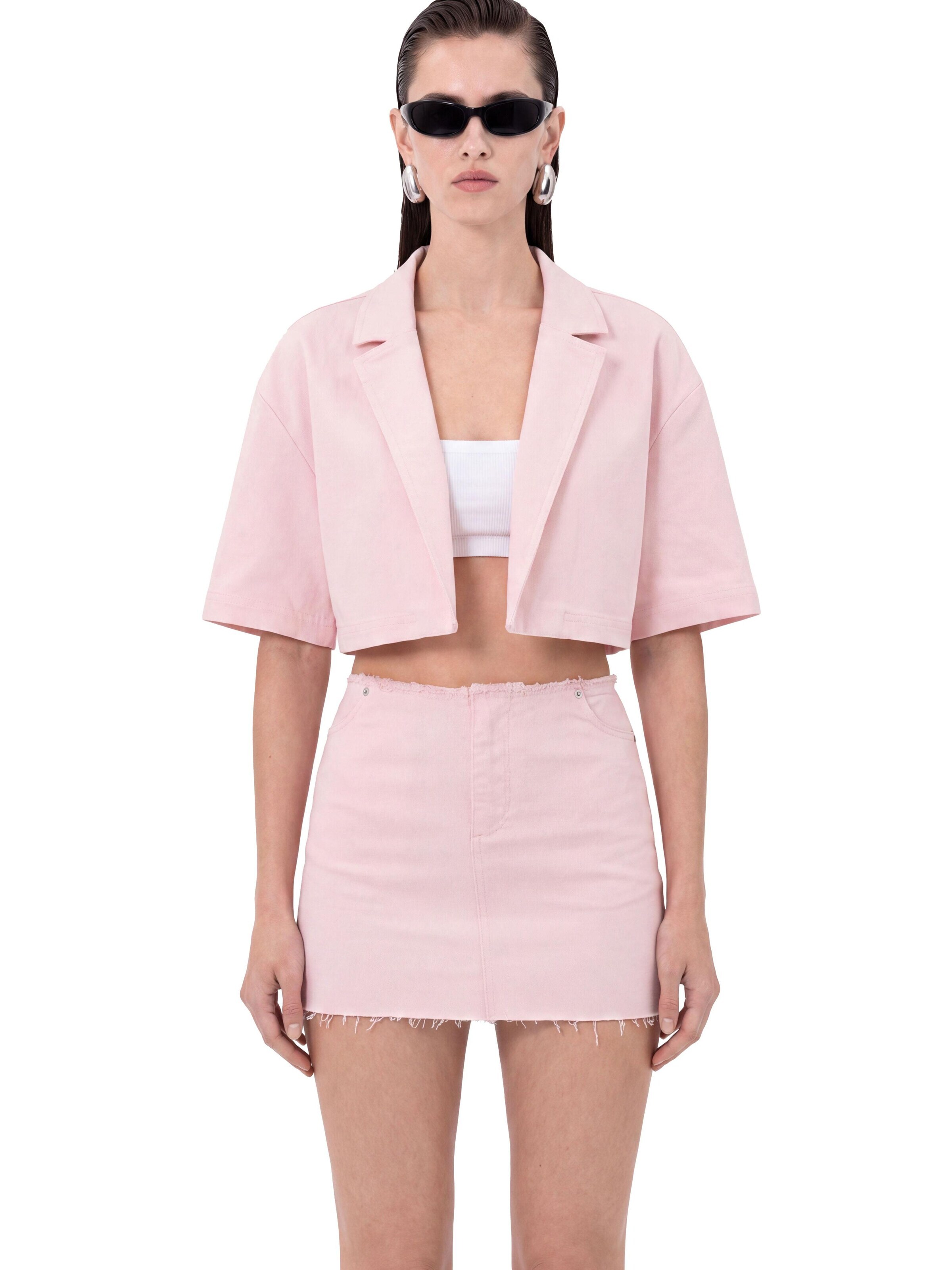 Haine de casă 'Blush Cropped' de la mysimplicated pe roz