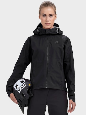 Schöffel Outdoorjas 'Tajiva WMN' in Zwart: voorkant