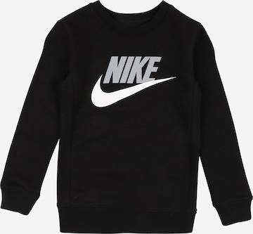 Nike Sportswear Regular Fit Sweatshirt in Schwarz: predná strana