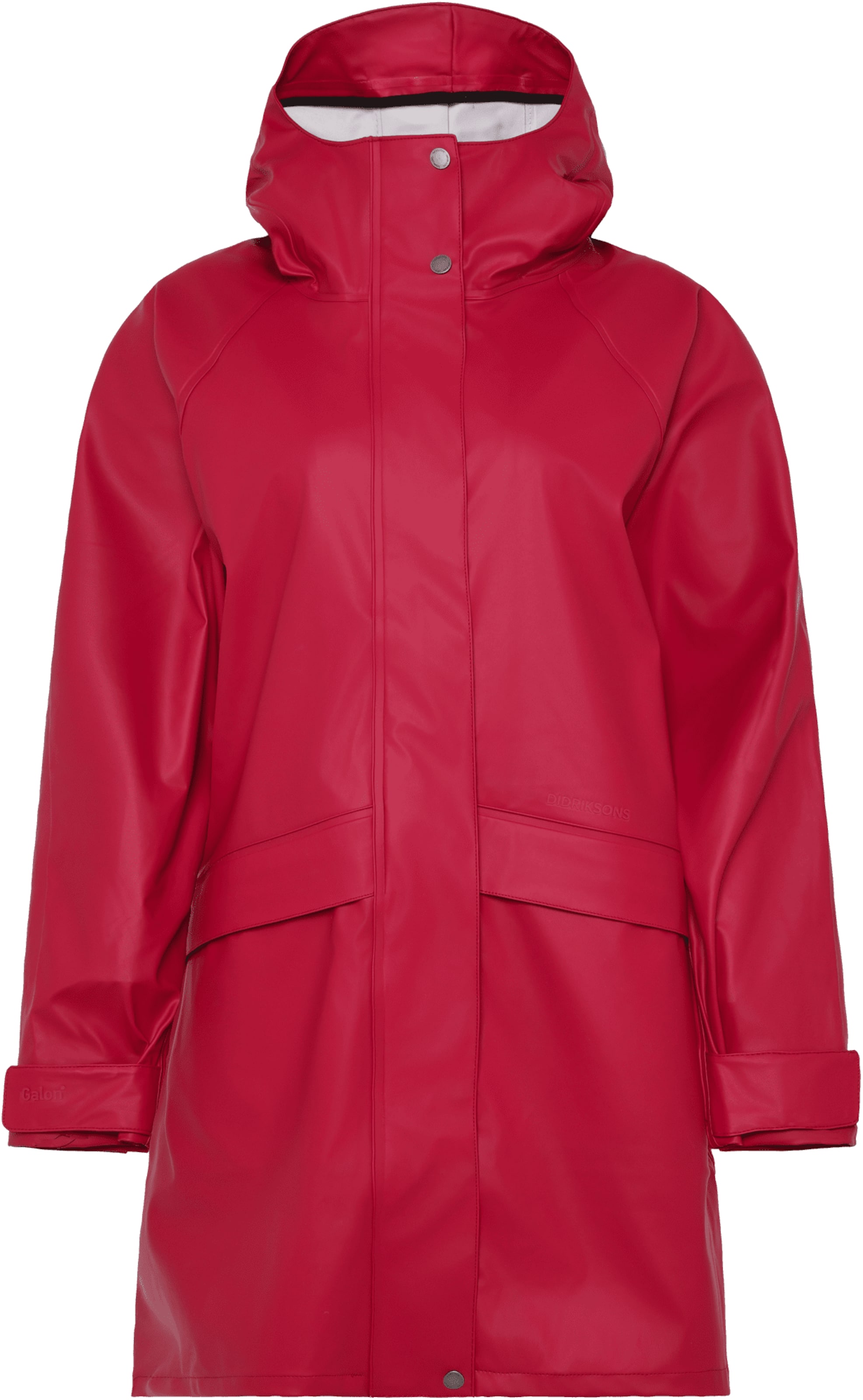 Didriksons Functionele mantel 'ELLY' in Rood: voorkant