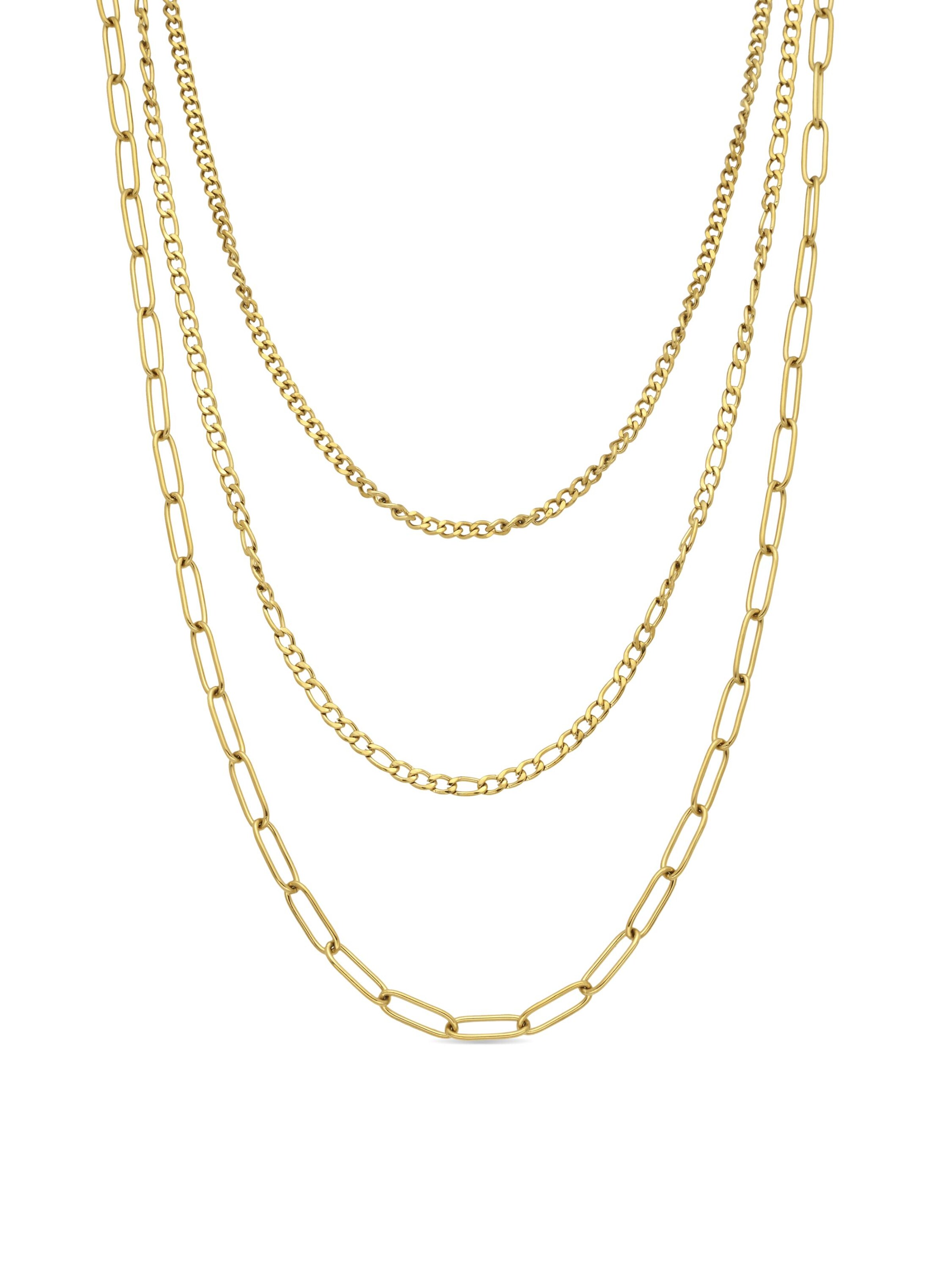 Luxenter Necklace 'Korvia' in Gold