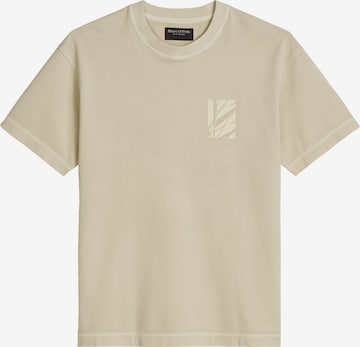 T-Shirt Marc O'Polo en beige : devant